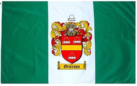 Grierson family crest coat of arms flag