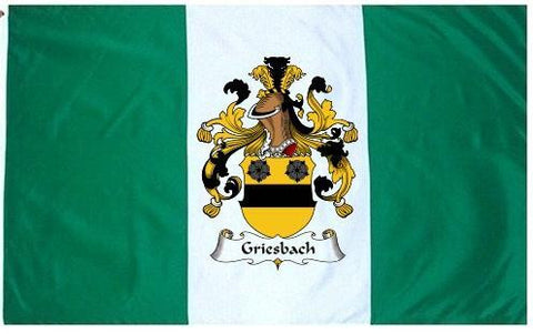 Griesbach family crest coat of arms flag