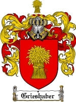 Grieshaber coat of arms family crest download