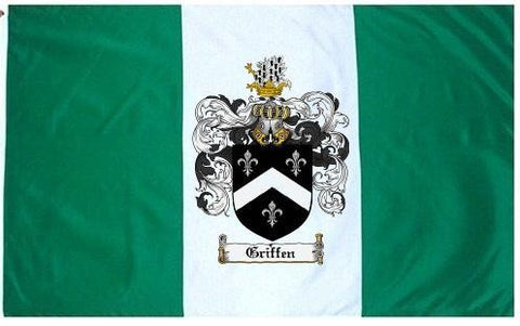 Griffen family crest coat of arms flag