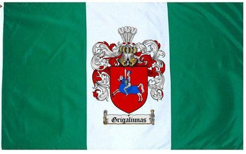 Grigaliunas family crest coat of arms flag