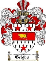 Grigby coat of arms family crest download