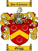 Grigg coat of arms family crest download