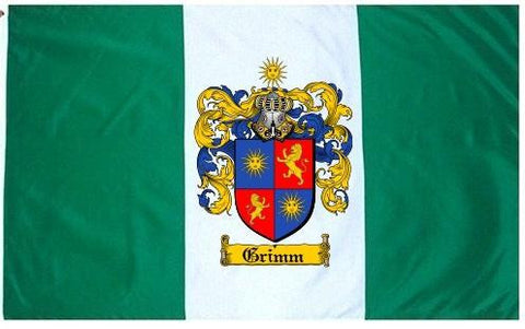 Grimm family crest coat of arms flag