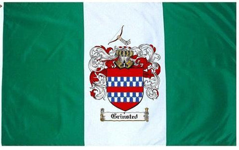 Grinsted family crest coat of arms flag