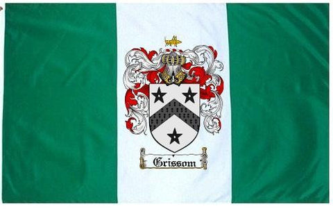 Grissom family crest coat of arms flag