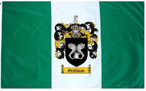 Grittman family crest coat of arms flag