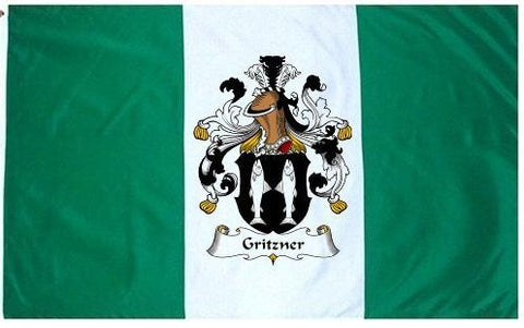 Gritzner family crest coat of arms flag