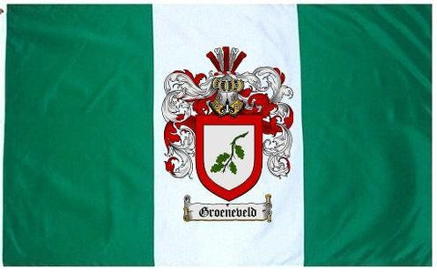 Groeneveld family crest coat of arms flag