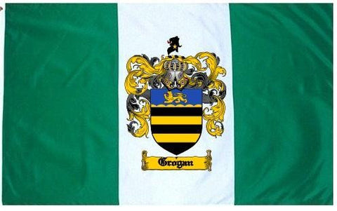 Grogan family crest coat of arms flag