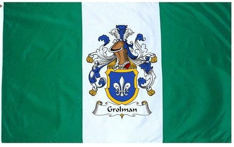 Grolman family crest coat of arms flag