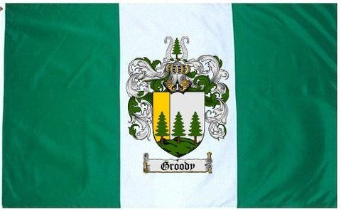 Groody family crest coat of arms flag