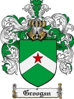 Groogan coat of arms family crest download