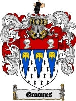 Groomes coat of arms family crest download