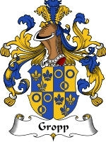 Gropp coat of arms family crest download