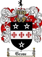 Grose coat of arms family crest download