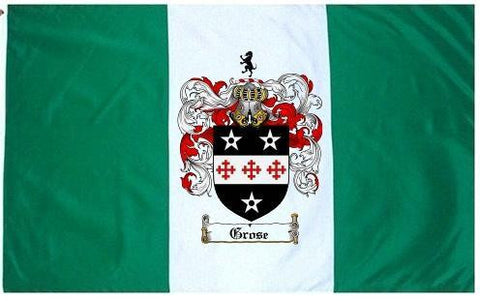 Grose family crest coat of arms flag