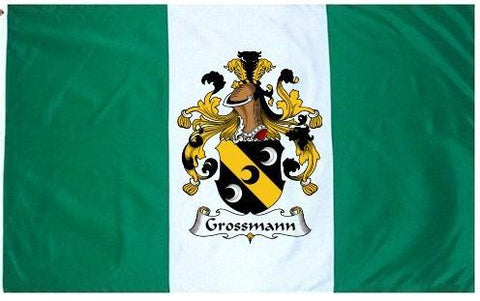 Grossmann family crest coat of arms flag