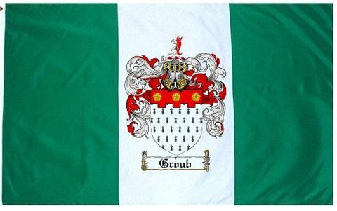 Groub family crest coat of arms flag