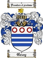 Groy coat of arms family crest download