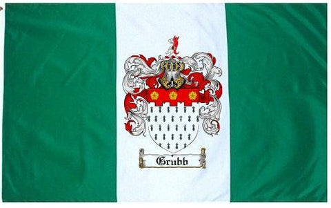 Grubb family crest coat of arms flag