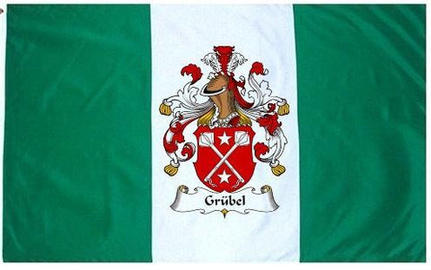 Grubel family crest coat of arms flag