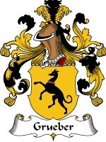 Grueber coat of arms family crest download