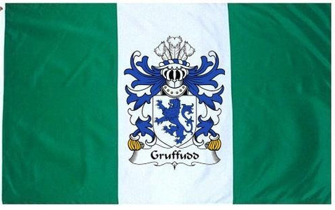 Gruffudd family crest coat of arms flag