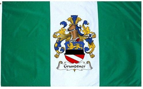 Grundtner family crest coat of arms flag