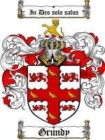 Grundy coat of arms family crest download