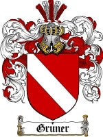 Gruner coat of arms family crest download