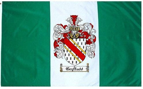 Gryffudd family crest coat of arms flag