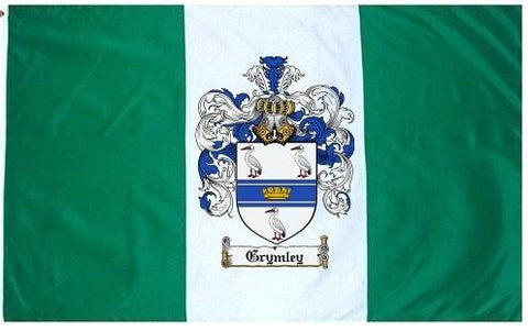 Grymley family crest coat of arms flag