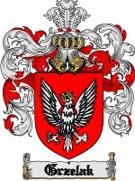 Grzelak coat of arms family crest download