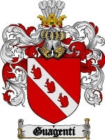 Guagenti coat of arms family crest download