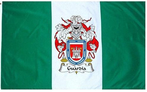 Guardia family crest coat of arms flag
