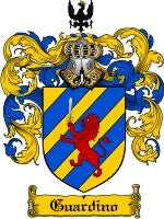 Guardino coat of arms family crest download