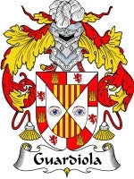 Guardiola coat of arms family crest download