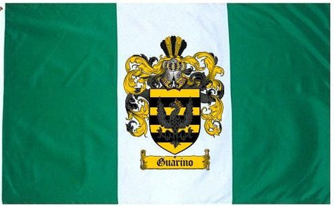 Guarino family crest coat of arms flag