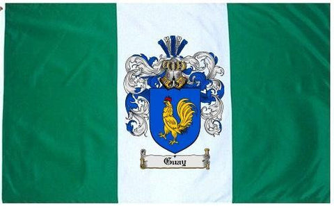 Guay family crest coat of arms flag