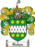 Guban coat of arms family crest download