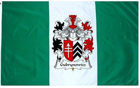 Gubrynowicz family crest coat of arms flag