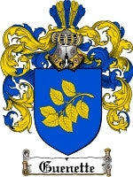 Guenette coat of arms family crest download
