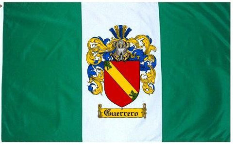 Guerrero family crest coat of arms flag