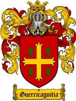 Guerricagoitia coat of arms family crest download