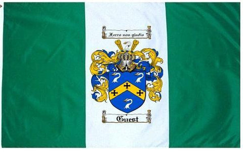 Guest family crest coat of arms flag