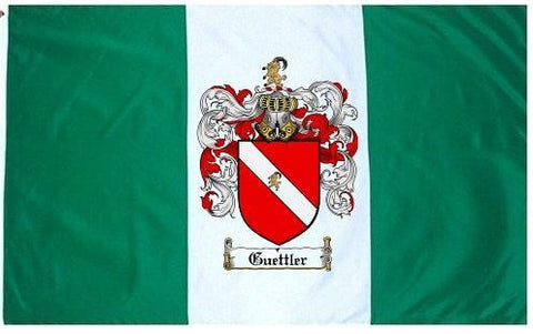 Guettler family crest coat of arms flag