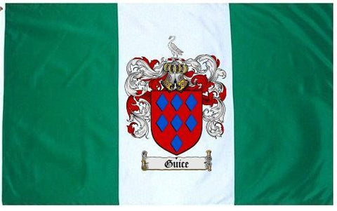 Guice family crest coat of arms flag