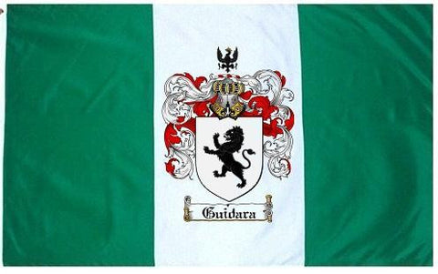 Guidara family crest coat of arms flag