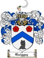 Guiggey coat of arms family crest download
